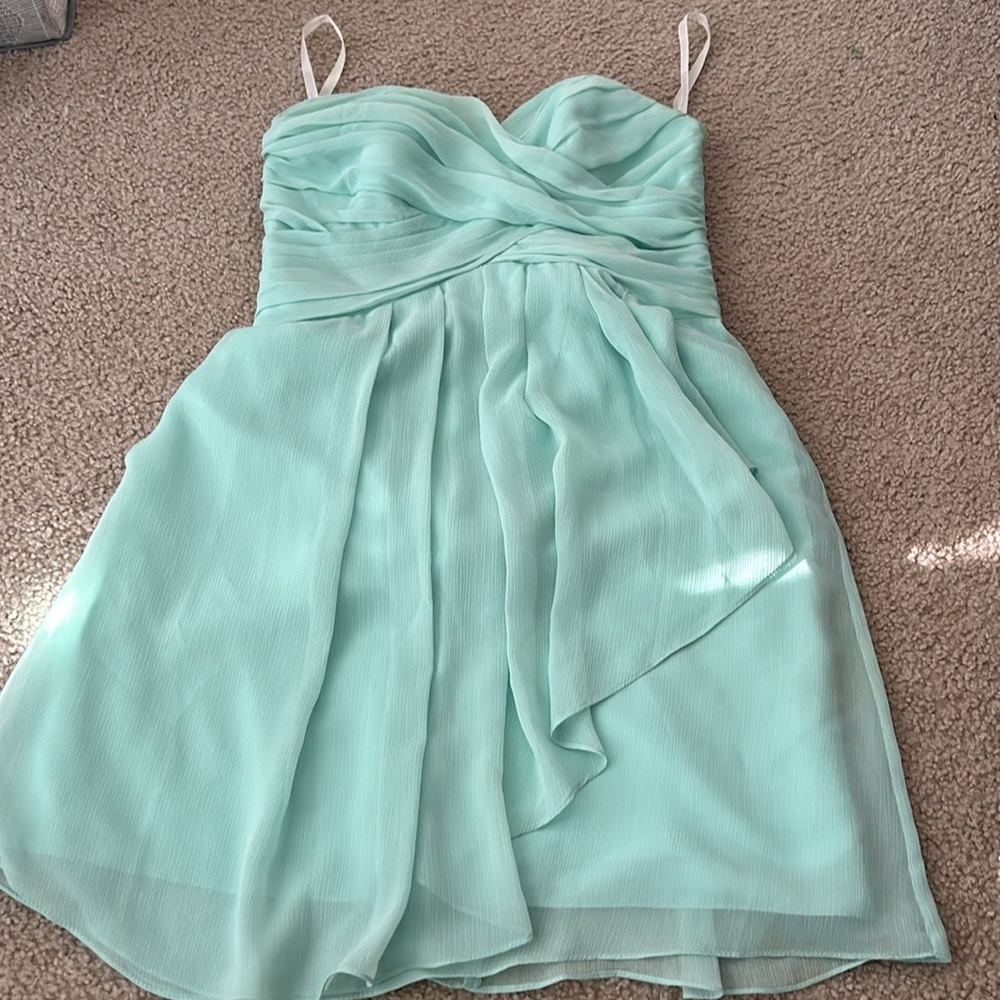 homecoming dress mint green